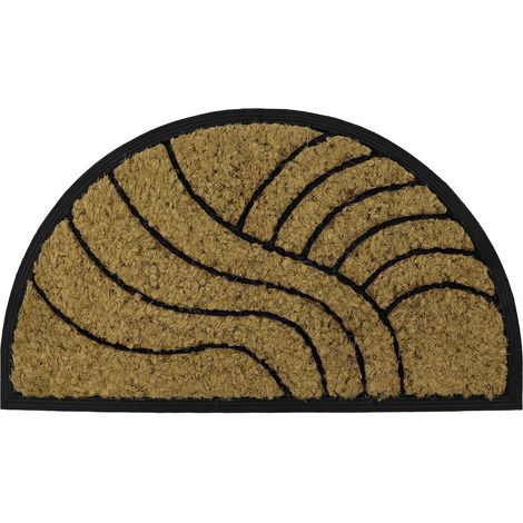 Comfort Halfmoon Coir Tuffscrape, 40x70cm, Waves (1/4)