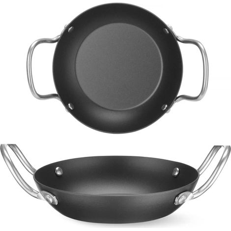 Plat de service universel en acier au carbone, diamètre 164 mm (1/5)