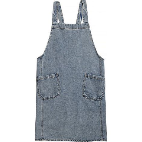 Tablier De Travail - Coton 100 % - Pour Cuisine Jardin Bricolage - Avec 2 Poches - Taille Unique - 85 X 105 Cm (1/3)