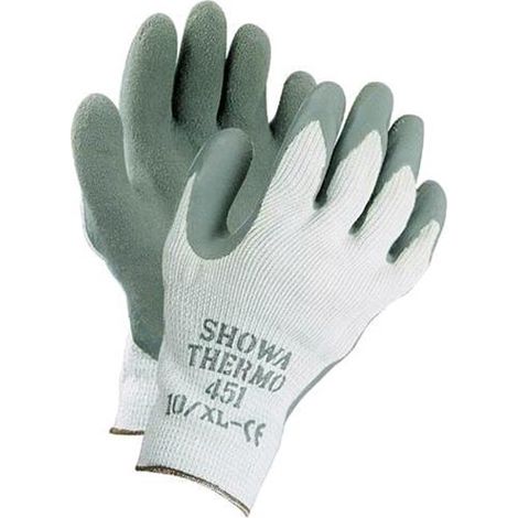 Guanti Showa 451-Thermogrip Grigio Felpato Ce-2 Mis.10 Xl  Cf.10 Paia