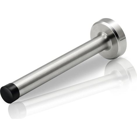 Butée de porte murale 15,2 cm en acier inoxydable – Amortissement bruit caoutchouc – Protection murale pour portes lourdes (1/5)