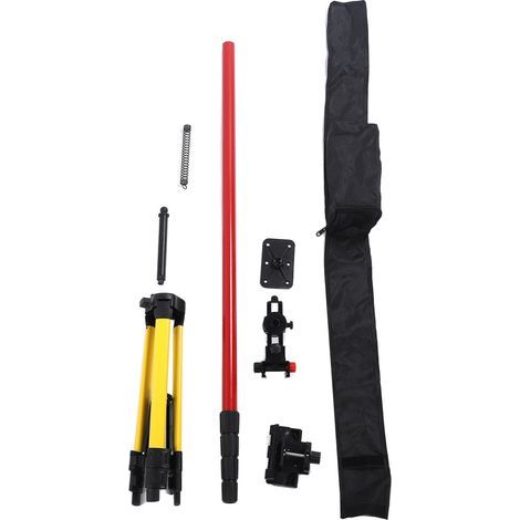 Asta di supporto da 114 a 388 mm, asta in acciaio inox, asta di collegamento telescopica multifunzionale con base regolabile, da 5/8 di pollice a 1/4 di pollice (1/5)