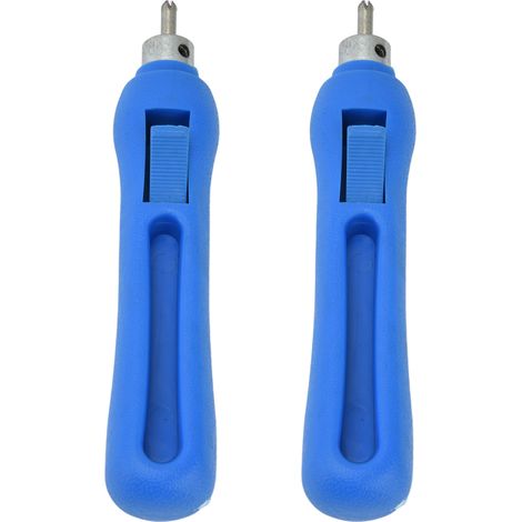 2 outils de perforation pour système d'irrigation goutte à goutte, en plastique et acier inoxydable, pour trous de goutteurs de 3 à 8 mm (1/5)
