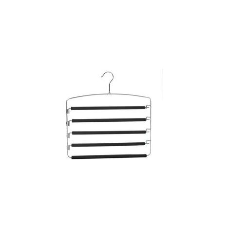 Pantalons Cintres Multicouches AntiGlisse GardeRobe Organisateur de Rangement pour Jeans Pantalons Foulard Jupes