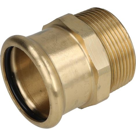 Raccord a sertir en bronze Reduction fem/mâle 42x11/2" Type 6243g WG907 contour M