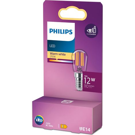 Ampoule Philips t25 15W blanc chaud claire (1/3)