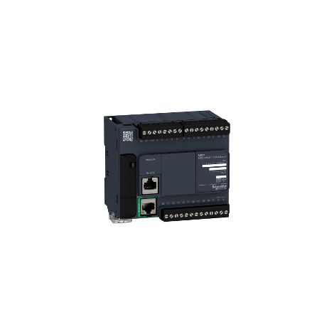 Controllore M221 24 I/O transistor PNP, Ethernet - TM221CE24T