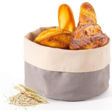 Corbeille à Pain - Coton - Réutilisable - Durable - Respectueux de l'Environnement (1/4)