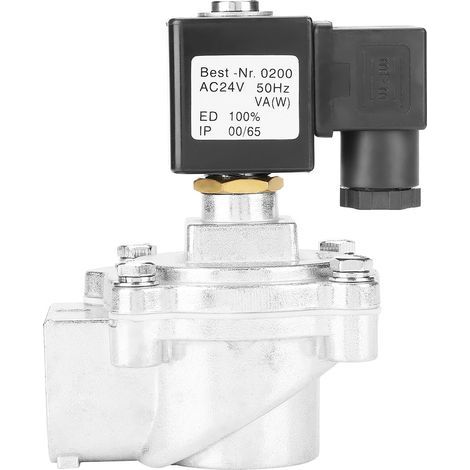 Vanne à impulsion électromagnétique DMF-Z-25 DC 24V, angle droit 2 voies pour systèmes de dépoussiérage (1/5)