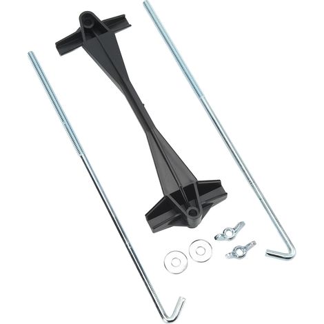 Kit de fixation universel pour batterie (7 po, 10 po, boulons et écrous) avec crochet en J et accessoires automobiles. (1/5)