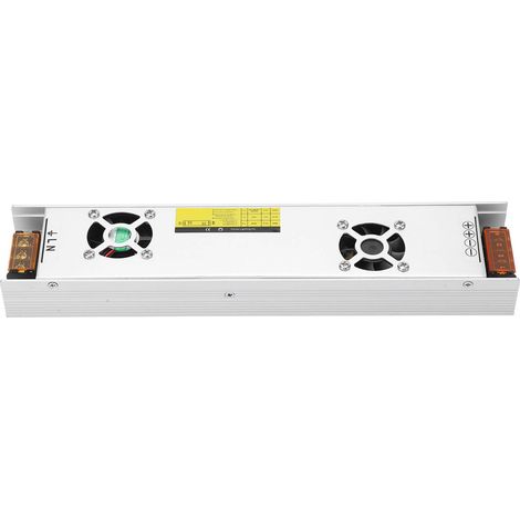 Alimentation 400W 24V 16.6A pour bande LED intérieure, driver étanche boîte lumineuse, entrée 185-264VAC (1/5)