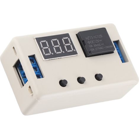 Module de commande d'automatisation avec relais et affichage LED réglable 12 V (1/5)