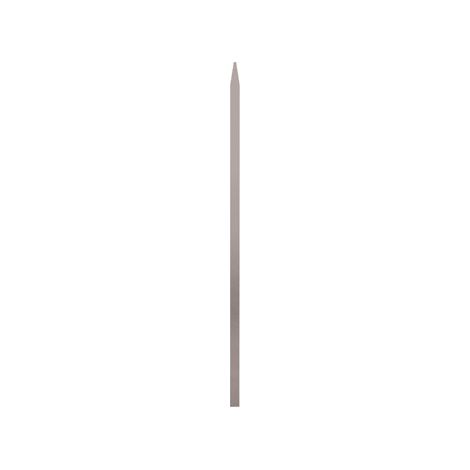 [QUALITE FRANCAISE] - Poteau rectangle plat pointe biseautée - Longueur 40mm Largeur 12mm Hauteur 1000mm - INOX 316 (1/2)