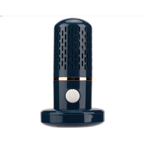 Machine à Laver les Fruits et Légumes,(Bleu) Charge USB sans Fil Portable Nettoyeur de Fruits et Légumes en Forme de Capsule Mini Purificateur de Fruits Purificateur Alimentaire avec Base pour (1/5)