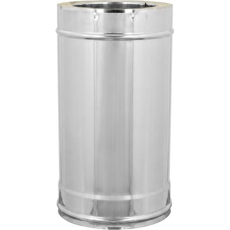 MAKA Modulo Telescopico Canna Fumaria Doppia Parete Inox Ø 200-250 mm (1/5)
