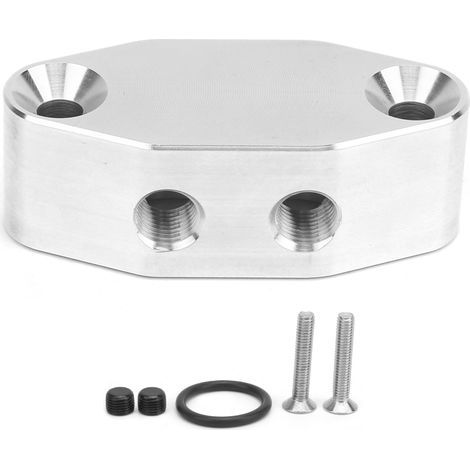 Accessoire de moteur de voiture de plaque d'adaptateur de relocalisation de capteur de pression d'huile adapté au filetage M16-1.5 de camion LS. (1/5)