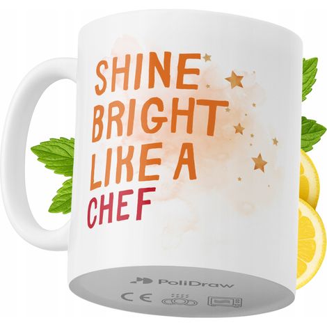 Tazza da caffè/tè divertente e umoristica per chef, ideale per compleanni, onomastici e festività. Tazza premium per occasioni speciali, perfetta per casa, ufficio e lavoro. Bianca, 330 ml. (1/5)