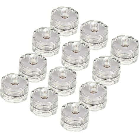 24pièces Bougies LED Étanches Forme De Fleur Lot de Lampes (1/5)