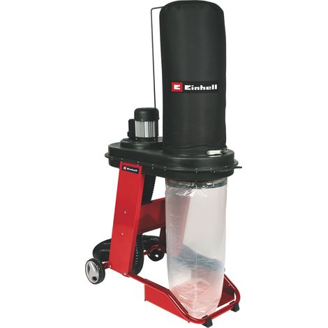 Einhell Absauganlage TE-VE 550/2 A (550 Watt, laufruhiger Induktionsmotor, Automatiksteckdose mit Startfunktion, inkl. Absaugschlauch, Multiadapterset + Absaugadapter)