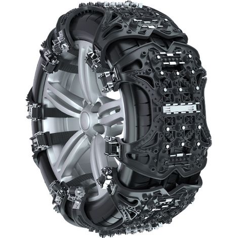 [NUNCA UTILIZADO]Cadenas de nieve para coche, 6 unidades, ancho de neumático: 165-285 mm, aptas para sedán, SUV, monovolumen, camioneta, ATV.
