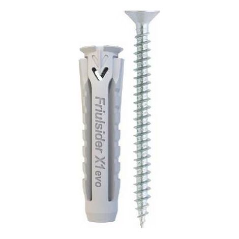50 x CHEVILLE AVEC VIS TPS X1 EVO Dimensions : Cheville 8x40 Vis 5x50