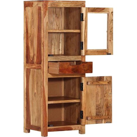 Maison Exclusive - Credenza 40x34x110 cm in Legno Massello d'Acacia (1/5)