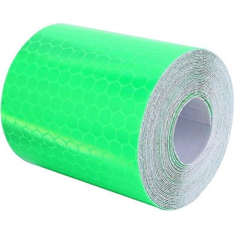 Ruban adhésif réfléchissant fluorescent de sécurité pure pour voiture, rouleau de 300 cm (1/3)