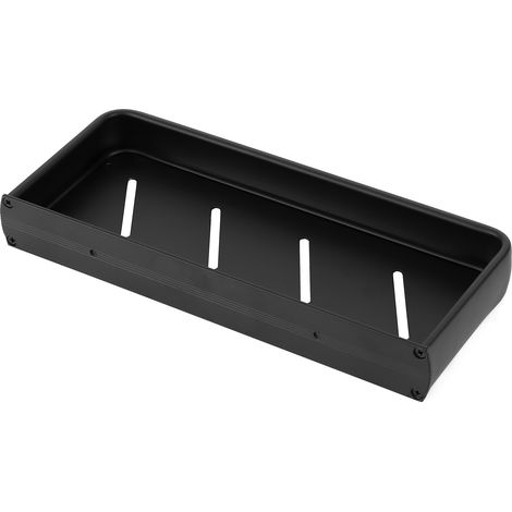 Étagère de salle de bain murale en aluminium ajouré de 30 cm (simple couche) (1/5)