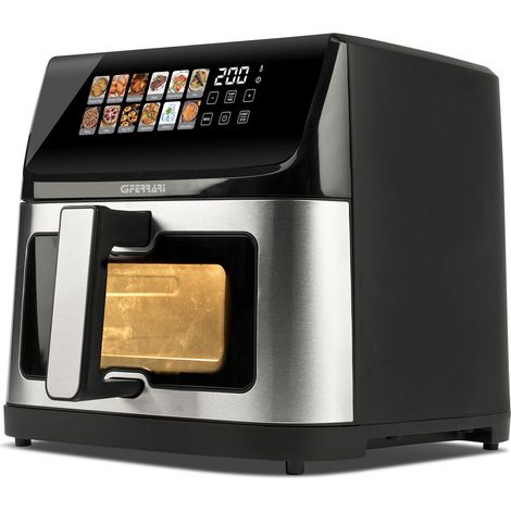 G3 Ferrari Friggisano 10 e Lode Sencillo 10 L Independiente 2300 W Freidora de aire caliente Negro, Acero inoxidable (1/5)