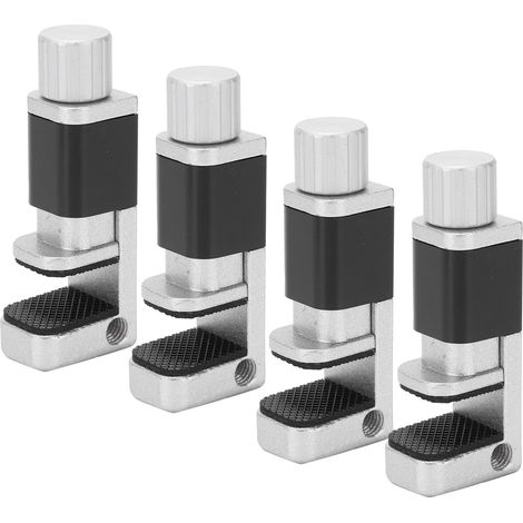 Pince de fixation pour téléphone, fixation d'écran multifonctionnelle, équilibre métallique, 4 pièces (1/5)