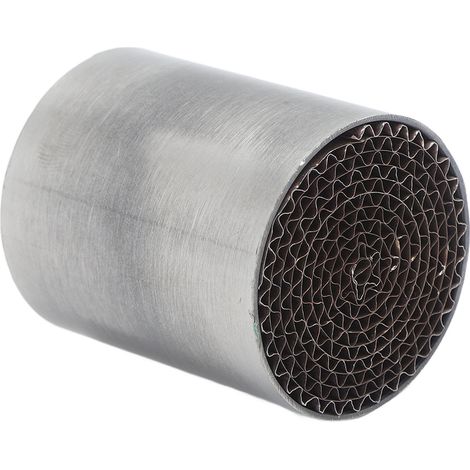 Pot catalytique inox pour échappement moto, silencieux avant/milieu universel 42x50mm/1,65x1,96in (1/5)