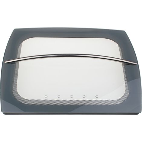 Dejelin - couvercle en verre trempé avec poignée inox - d82412 -