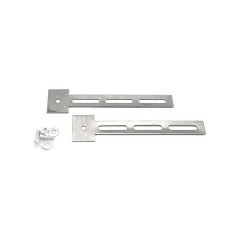 2 PZ PIASTRE DI FISSAGGIO CON VITI- OLIVE- pezzi 1