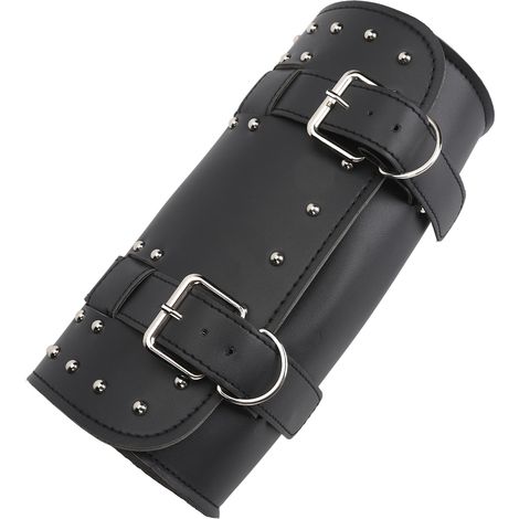 Sacoche Moto Imperméable Universelle Rétro Cuir Synthétique, Sacoche Avant Arrière Motocyclette, Pochettes Résistantes (1/5)