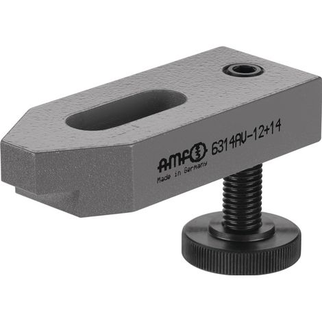 Équerre de serrage n° 6314AV pour rainure T 20+22 mm L.160 mm (1/2)