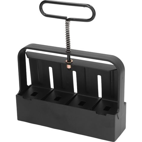 Outil de fabrication de blocs de terre à double rangée en acier inoxydable pour serre à semis (1/5)