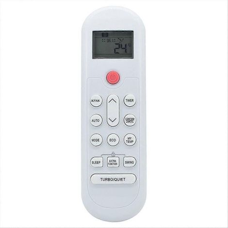Télécommande 0010404555A 0010404555B 001040455D pour climatiseur AQUA MABE Haier () (1/5)