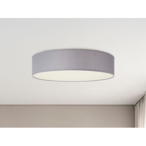 Deckenlampe CEILING DREAM, Stoff Grau / Abdeckung satiniert, Ø 40cm (1/5)
