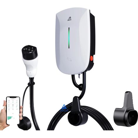 Chargeur EV, Compatibilité Type 2, Capacité de Charge Rapide, 32A 7KW 1Phase (1/2)