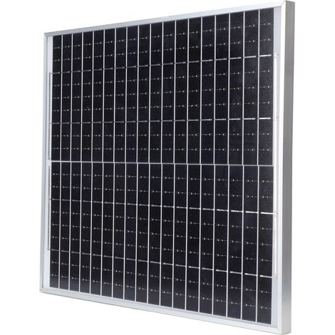 Panneau solaire 20W 18V en silicium monocristallin, système d'alimentation pour surveillance, générateur photovoltaïque sans stockage d'énergie. (1/5)