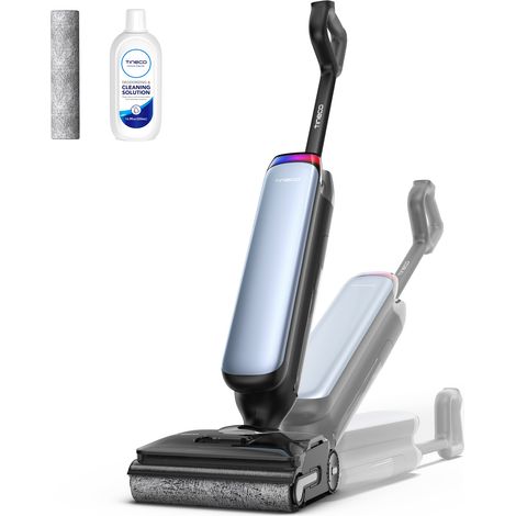 Tineco Floor One S9 Artist Aspirateur Laveur Design Élégant 22 000Pa, 360° SmoothDrive, Anti-emmêlement, 50 Min d'autonomie, Nettoyage des Bords 2 côtés, s'aplatit à 180° Aspirateur, FlashDry à 85°C