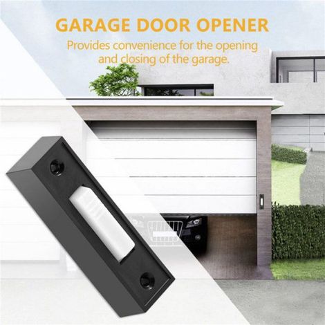2e interrupteur d'ouverture de porte de garage universel 41a4166 bouton finition noire avec blanc noir aucun (1/5)