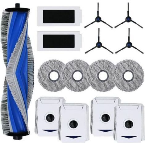 T30 Pro Omni Kit accessoires pour robot aspirateur Ecovacs Deebot T30 PRO Omni, 1 brosse principale, 2 filtres HEPA, 4 tampons de (1/5)