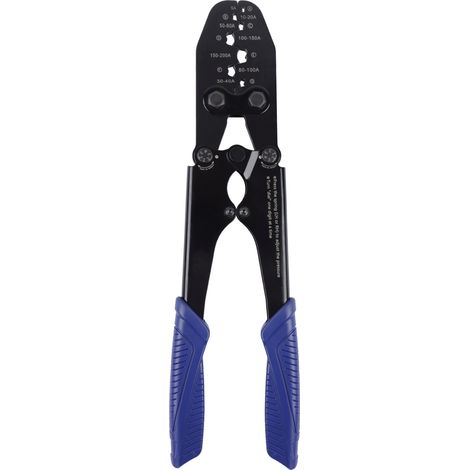 Blaue offene Crimpzange (5A-200A) - Crimpzange für Kupferanschlüsse (1/4)