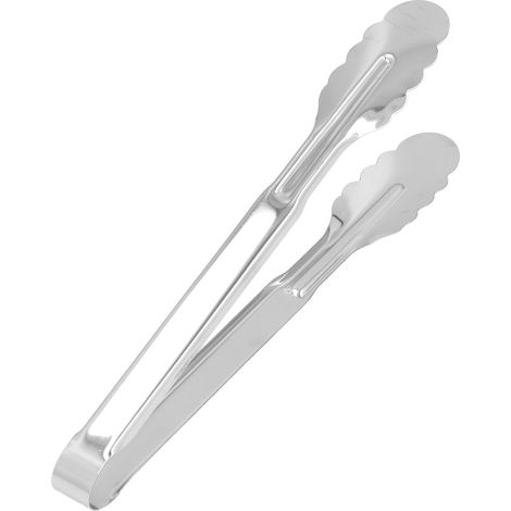 Pince de cuisine en acier inoxydable 304, robuste et polyvalente pour barbecue et camping, 33,5 cm (1/5)
