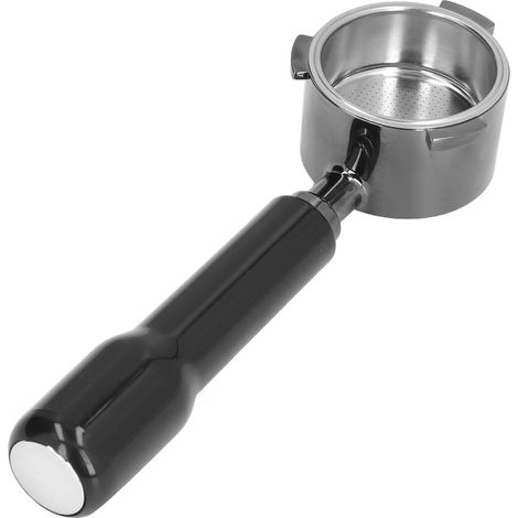 Porte-filtre sans fond 51mm pour DELONGHI 685/680, manche en alliage de zinc, compatible avec machines à café. (1/5)