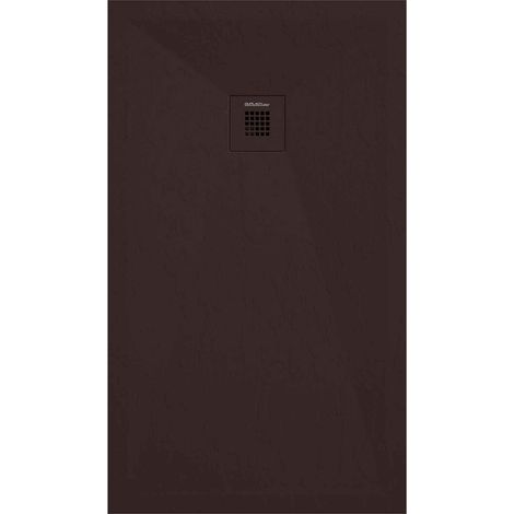 Receveur de douche chocolat ardoise Stone Plus, grille de couleur - 140 x 90 cm (1/3)