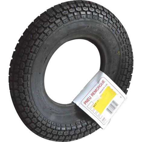 Adnauto – Pneu remorque 350x8 – Diamètre 350mm – Pour remorques légères – Résistance à l'usure accrue