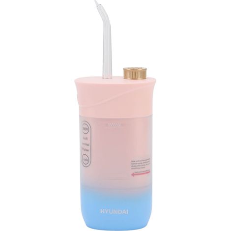 Hydropulseur électrique 220 ml, 3 modes, 4 embouts, nettoyage buccal en profondeur, prévention des caries, jet dentaire pour les dents et les gencives, bleu (1/5)
