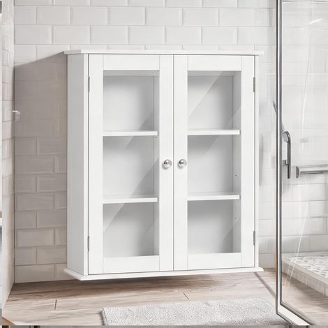 Meuble de salle de bain 3 niveaux 55 x 20 x 65 cm (1/5)